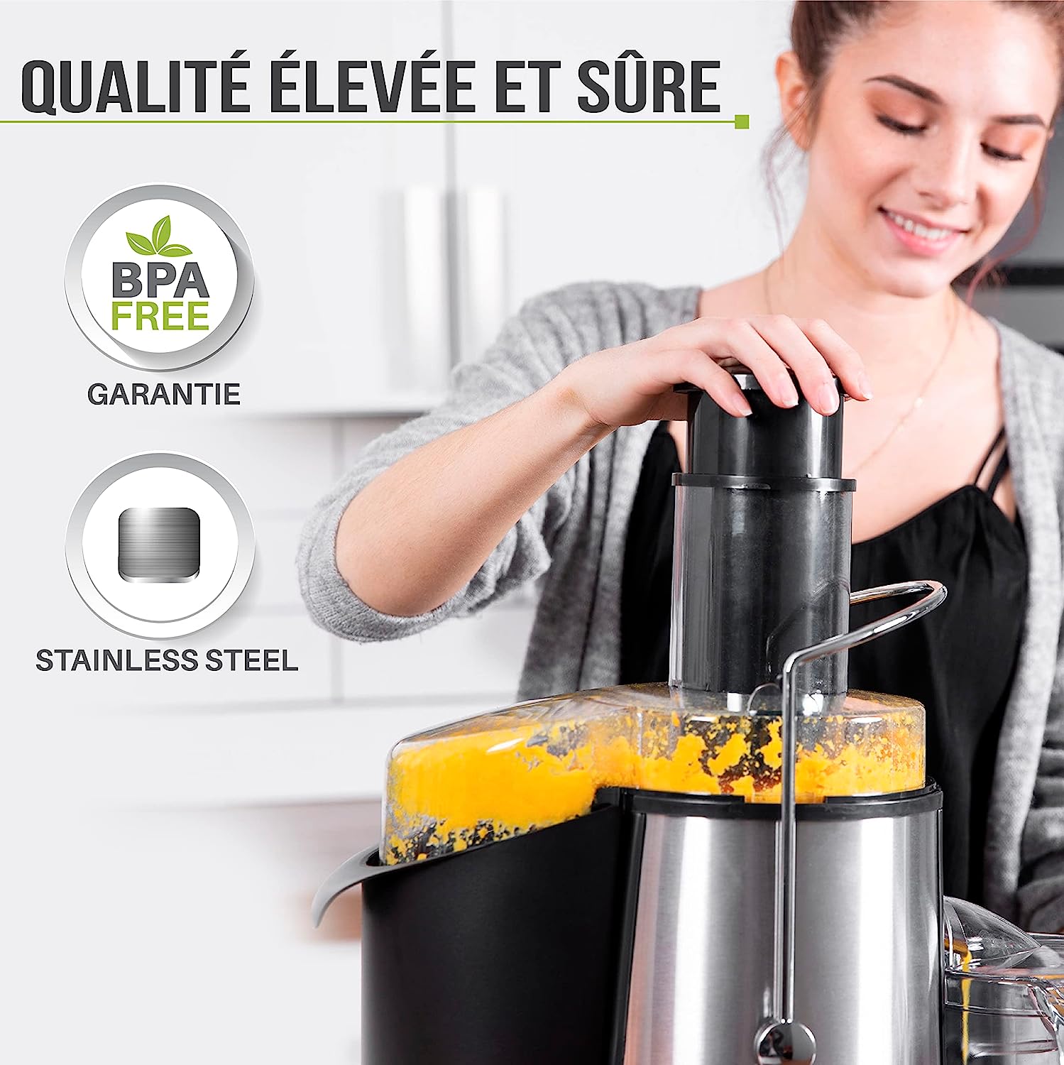 Extracteur de jus de fruit 2,3 litres